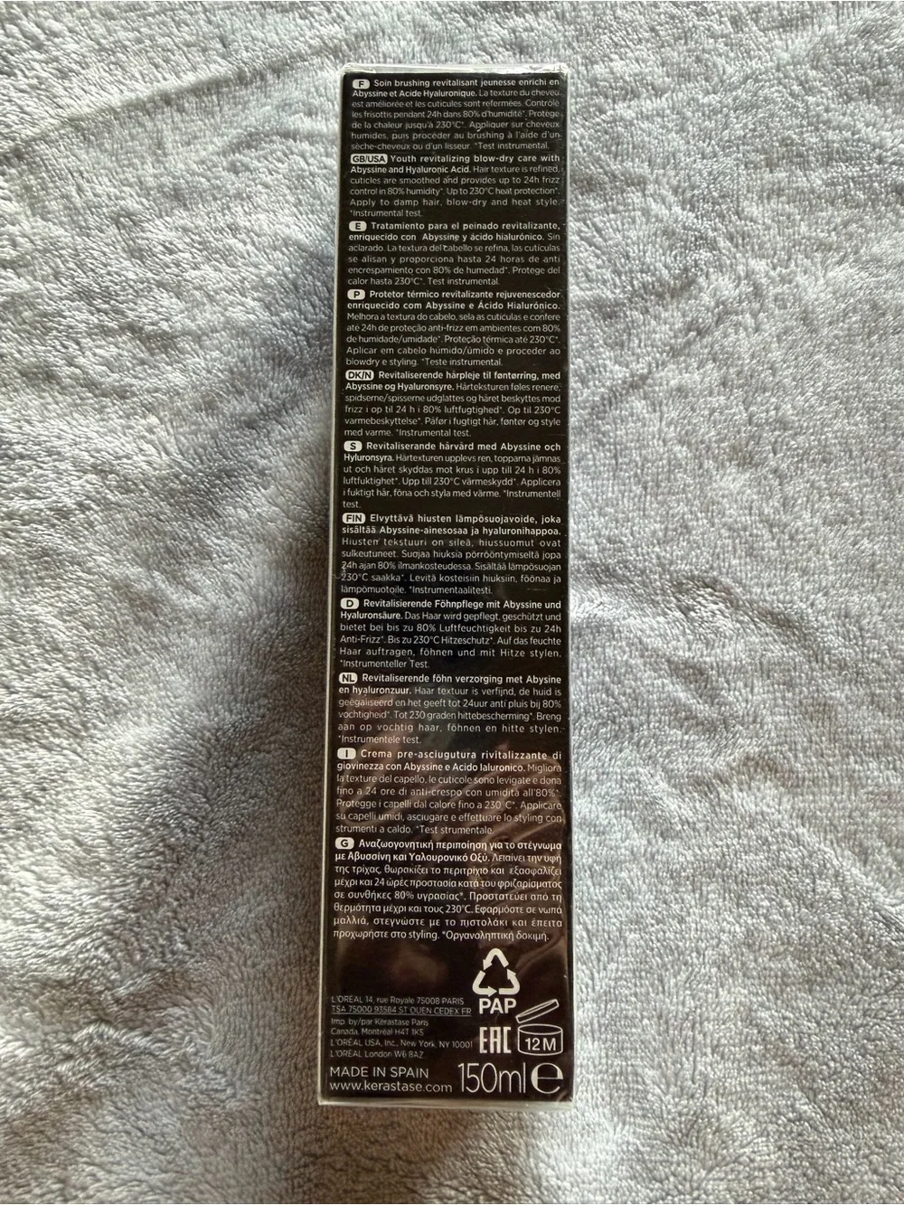 Kerastase Chronologiste Thermique Regenerant Heat Protectant 150ml New